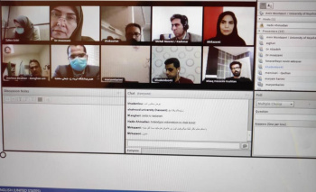 شرکت دکتر سیده عذرا میرکاظمی، مدیریت تربیت بدنی و فوق برنامه در جلسه مجازی هفدهمین گردهمایی مدیران تربیت بدنی دانشگاه ها و موسسات آموزش عالی منطقه۹، مورخ دوشنبه ۱۳۹۹/۱۰/۱۵