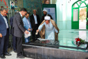 آیین عطرافشانی و گلباران مزار شهید گمنام در دانشگاه بیرجند برگزار شد